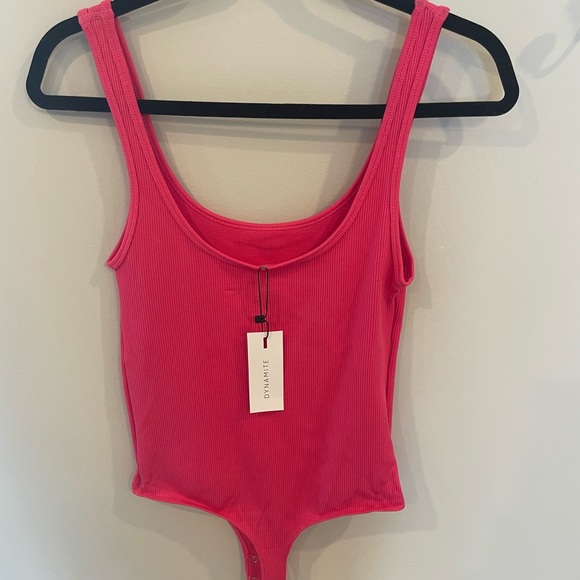 NWT Dynamite Seamless Tank Bodysuit - Picture 7 of 8